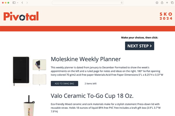 Pivotal Sales Kickoff`